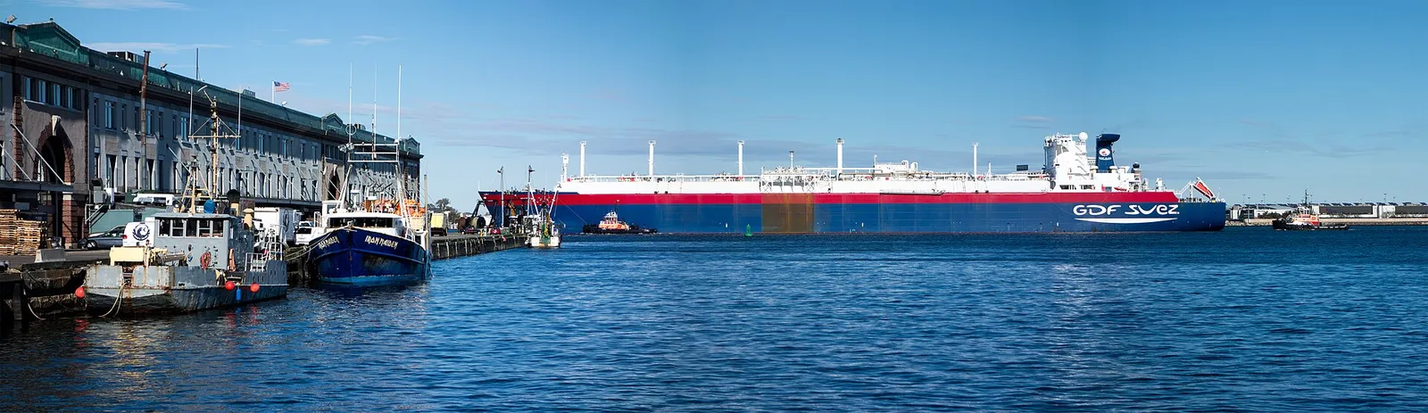 Een tanker met vloeibaar aardgas (LNG) (archiefbeeld)