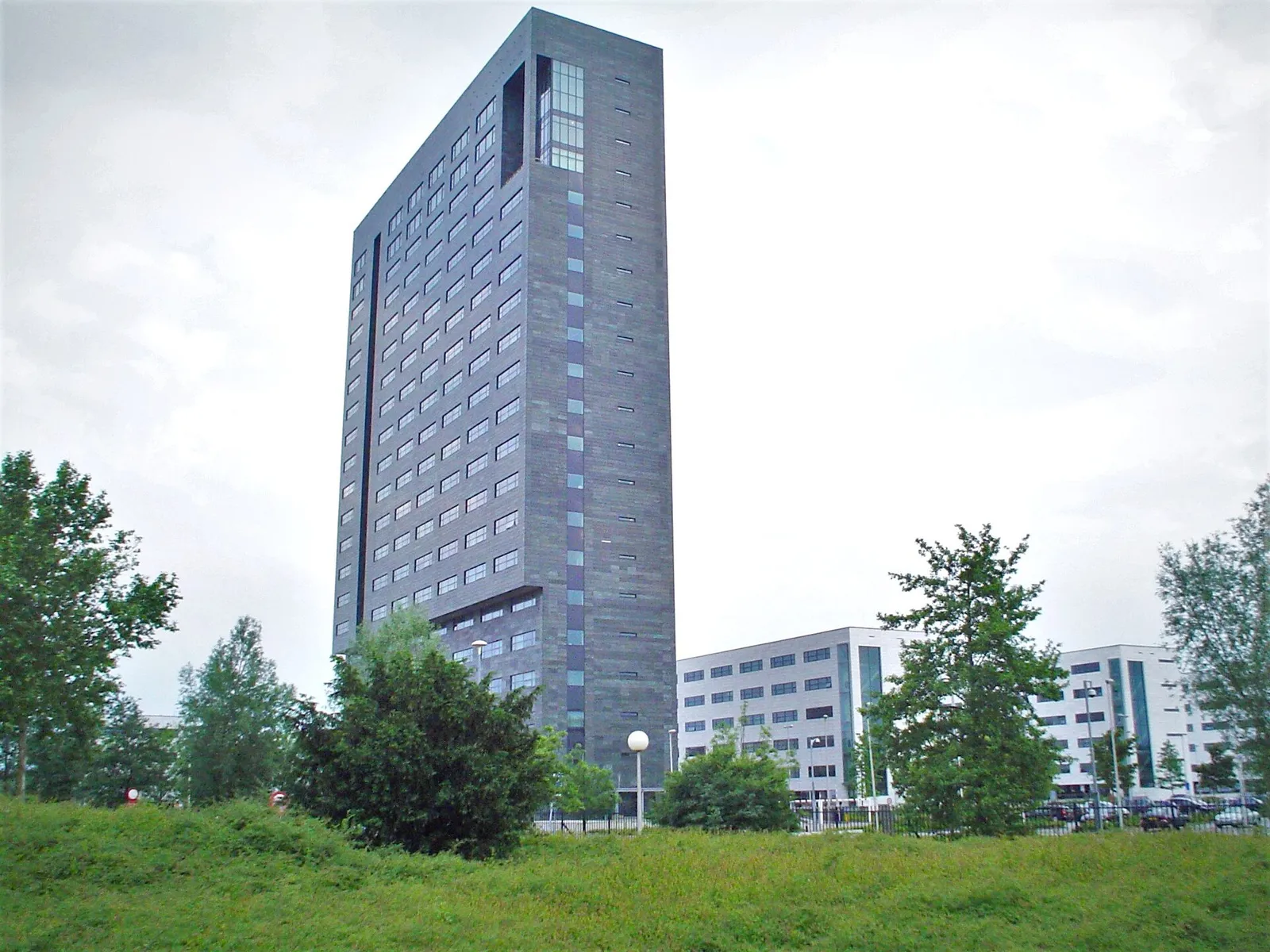 Het hoofdkantoor van ASML in Veldhoven