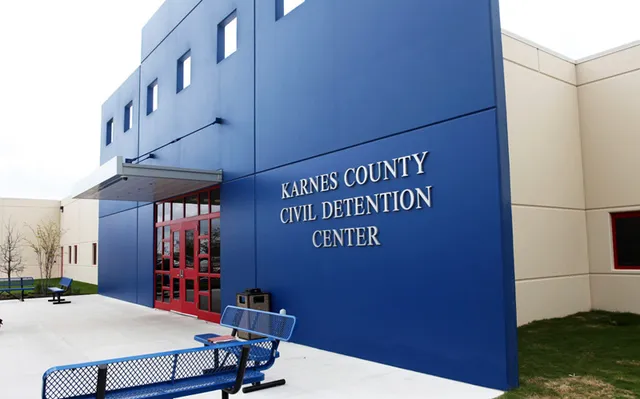 Een ICE-detentiecentrum in Texas (archiefbeeld)