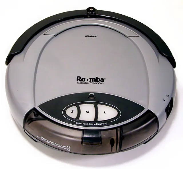 Een Roomba-robotstofzuiger