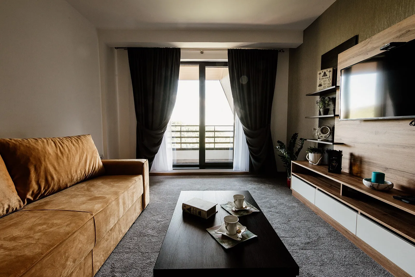 Een gestylede woonkamer (ter illustratie)