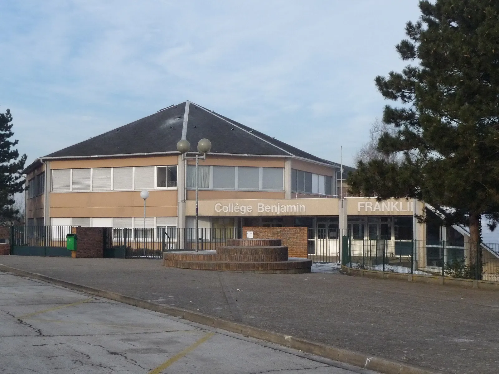 Een Franse middelbare school (ter illustratie, niet de betrokken school)