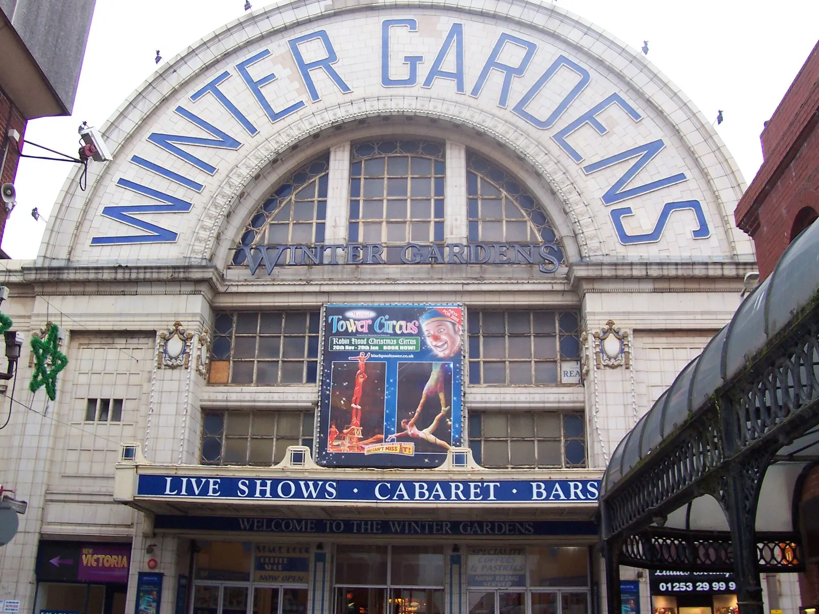 De Winter Gardens in Blackpool, waar het World Matchplay wordt gespeeld (archiefbeeld)