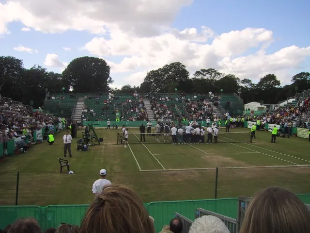 Tennis op gras (archiefbeeld, ter illustratie)