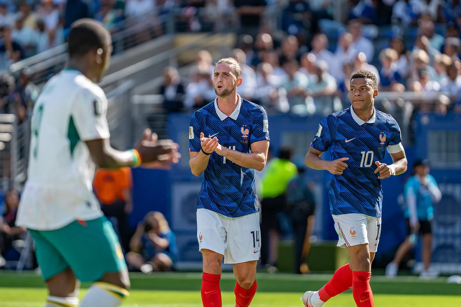 Kylian Mbappe in actie voor Frankrijk tijdens het WK van 2026