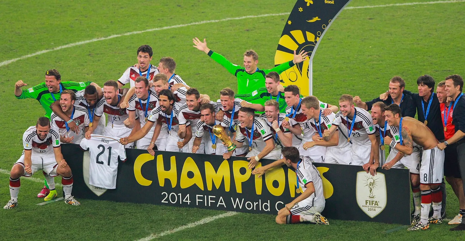 De WK-trofee (archiefbeeld)