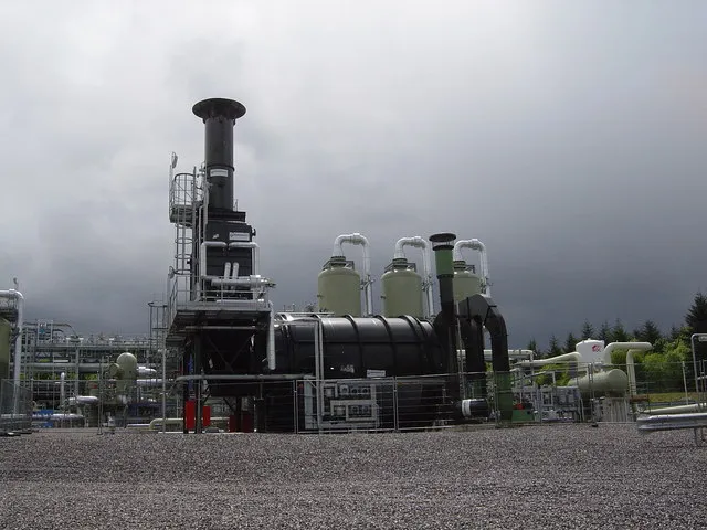 Een gasinstallatie (ter illustratie)