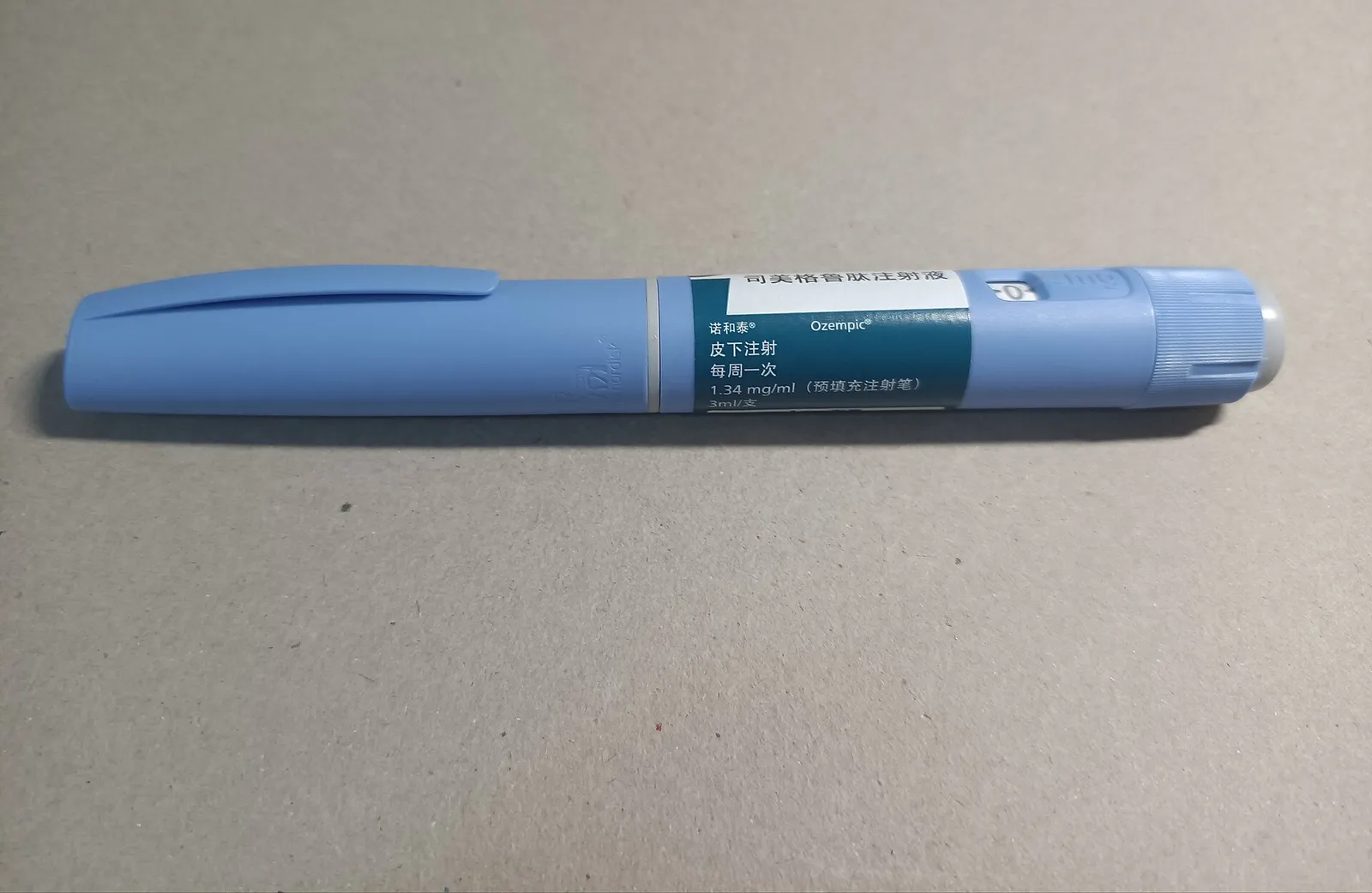 Een injectiepen met semaglutide (Ozempic)