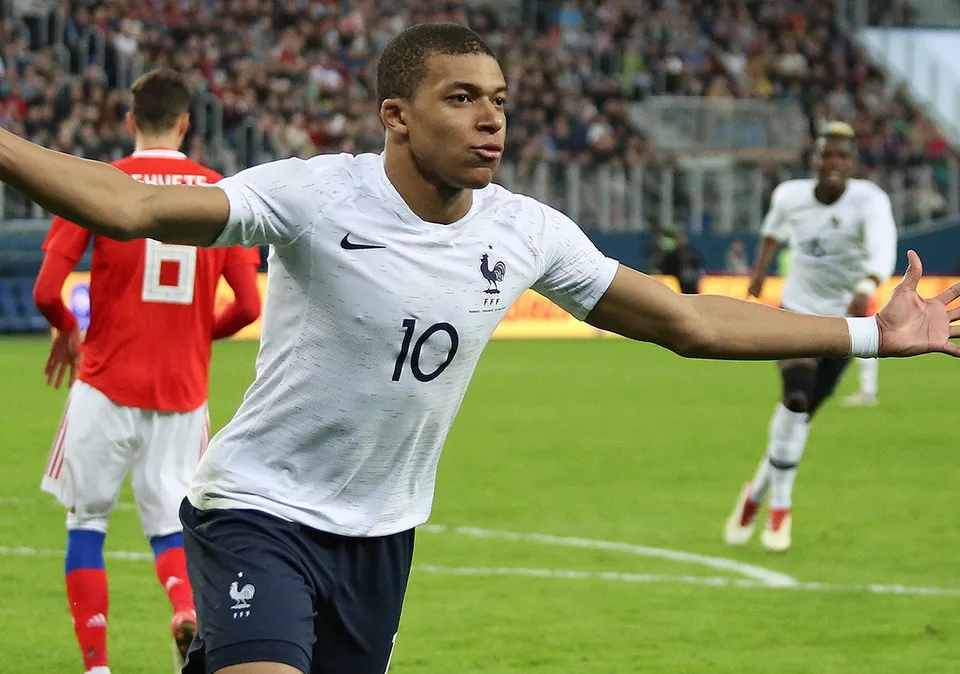 Kylian Mbappé (archiefbeeld)