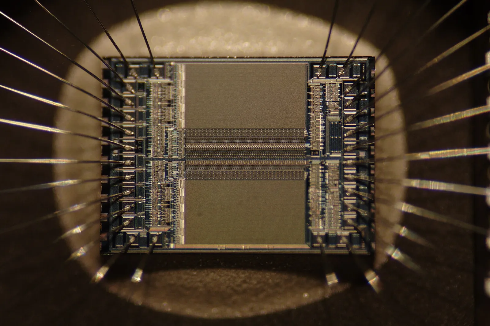 Close-up van een computerchip (archiefbeeld, ter illustratie)