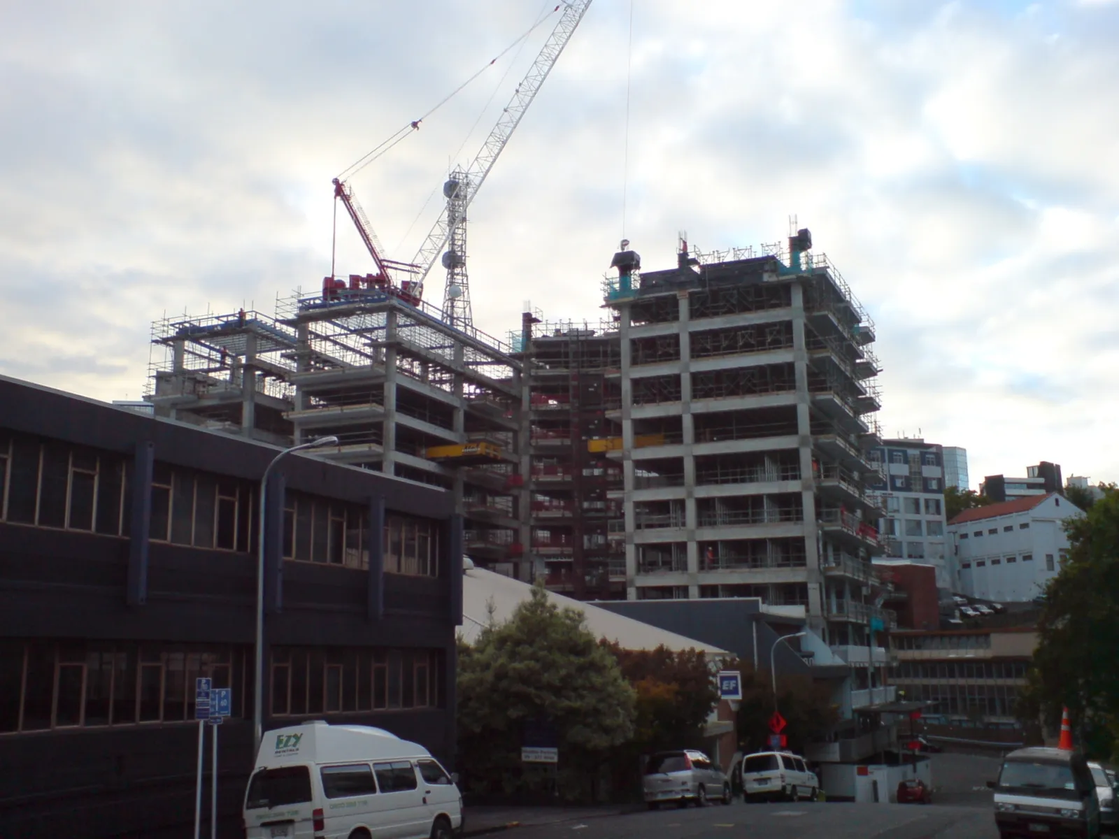Een bouwplaats voor appartementen (archiefbeeld, ter illustratie)