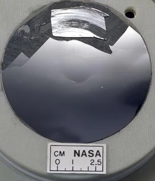 Een siliciumwafer voor chipproductie (ter illustratie)