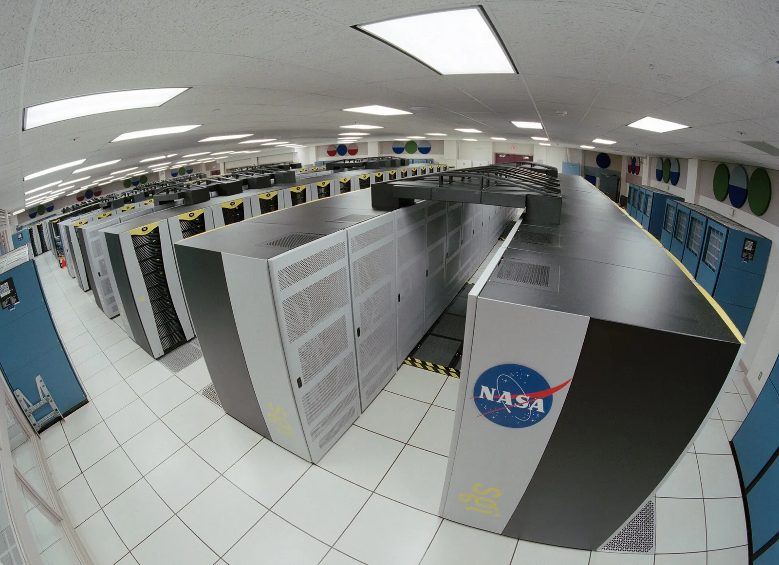 Een supercomputer in een rekencentrum (archiefbeeld, ter illustratie)