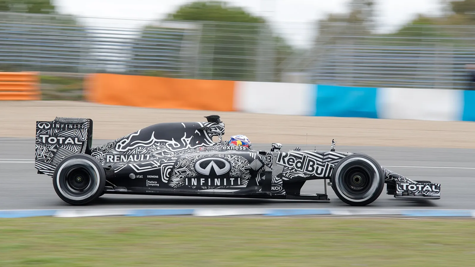 Een Formule 1-auto van Red Bull Racing (archiefbeeld)