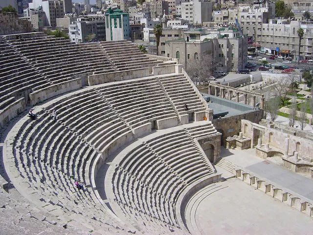 Het Romeinse theater in Amman (archiefbeeld)