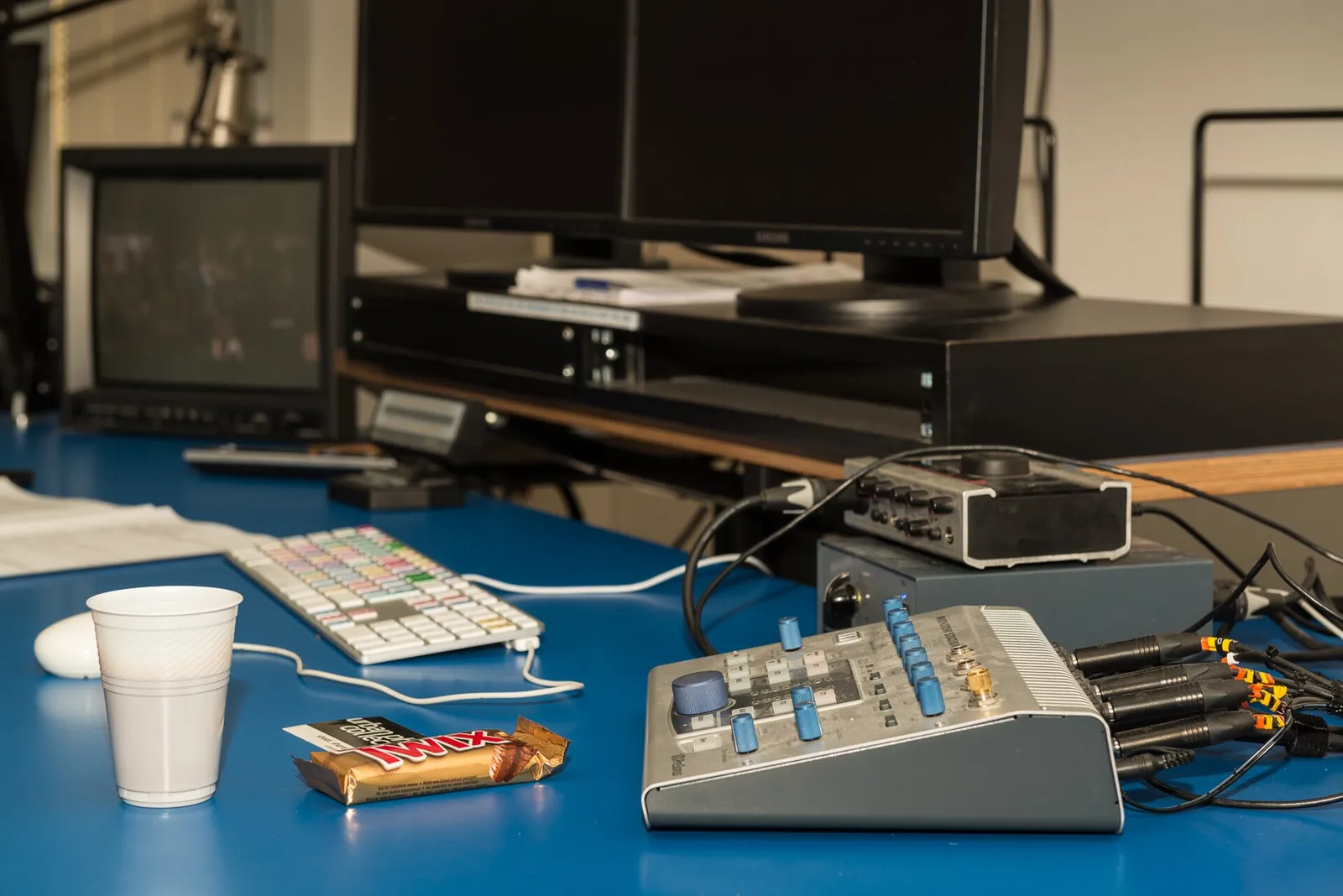 Een televisiestudio (archiefbeeld, ter illustratie)