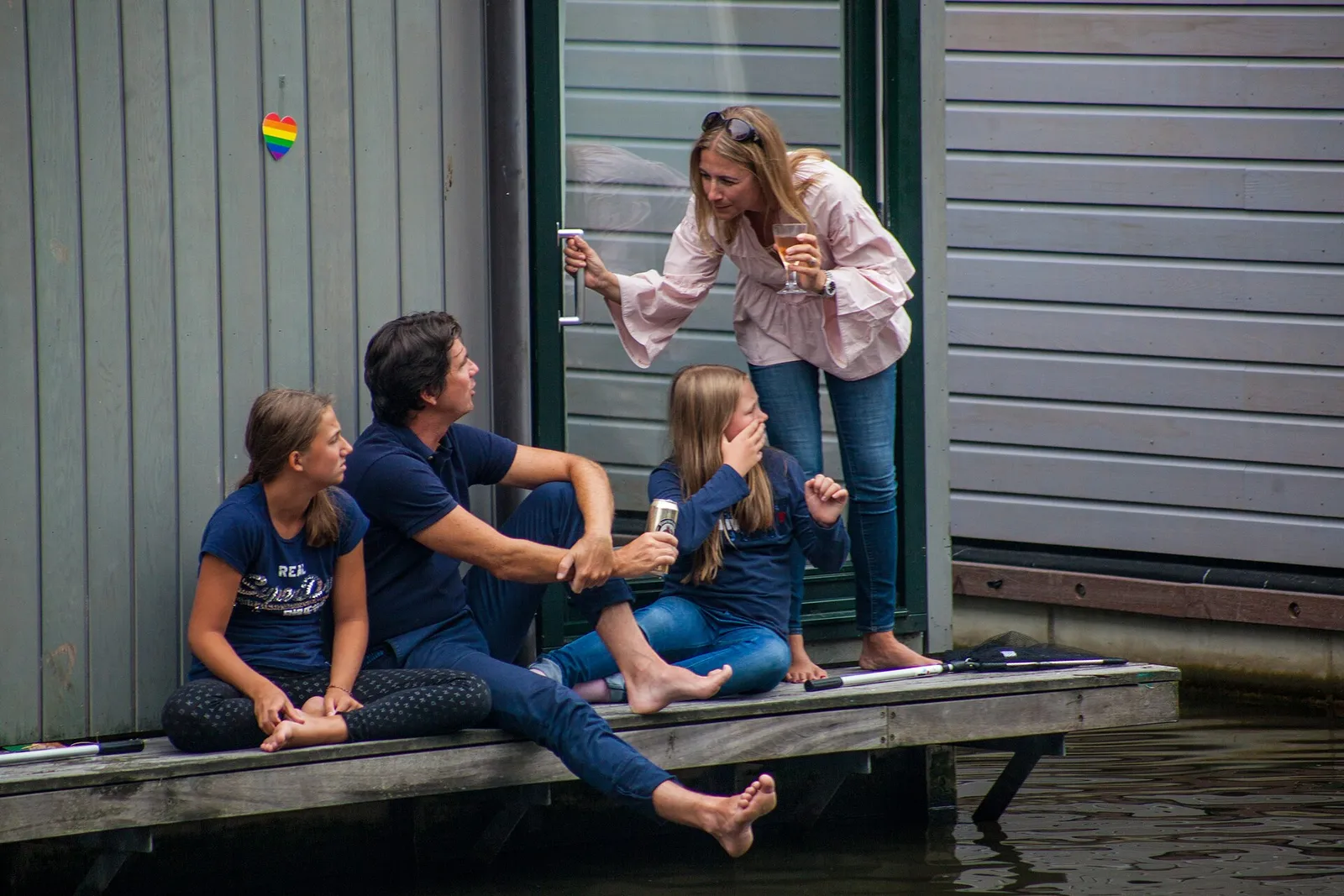 De Canal Parade tijdens Amsterdam Pride
