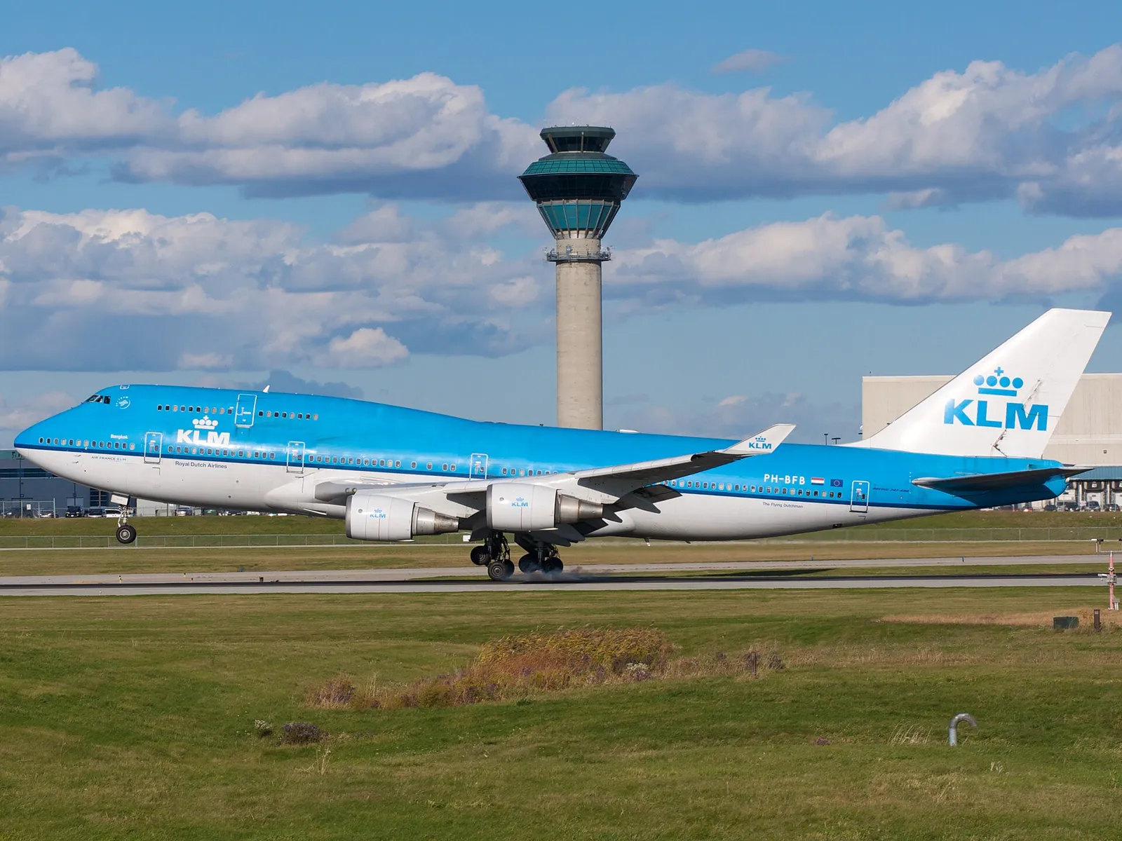 Een vliegtuig van KLM (archiefbeeld)