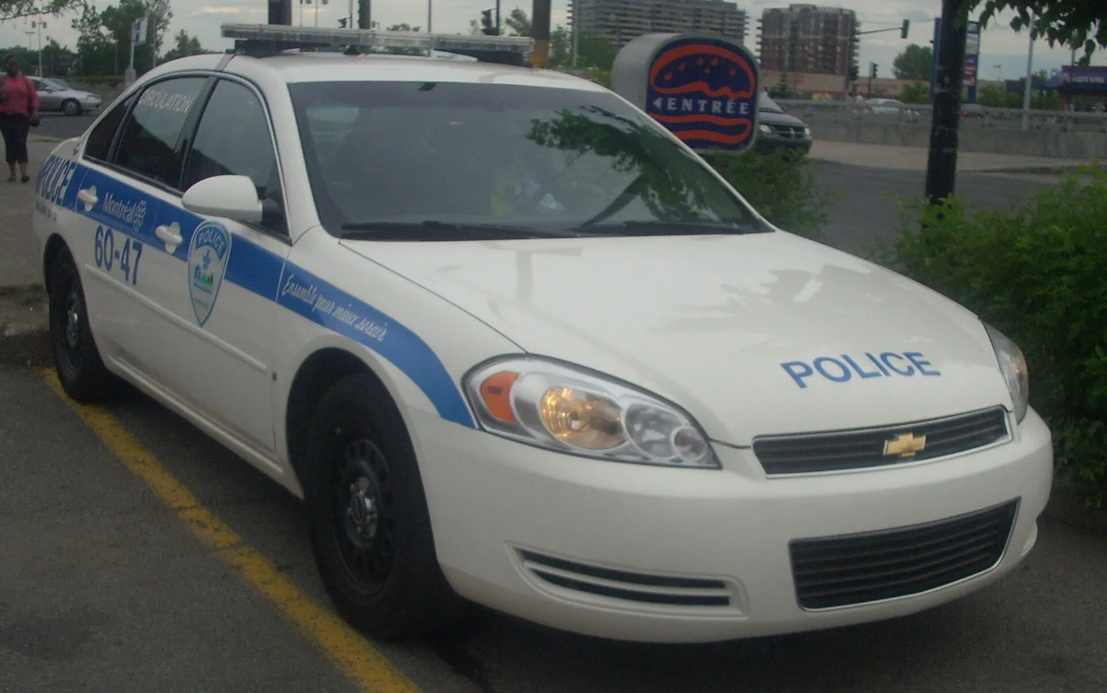 Een politieauto van de Montrealse politie (SPVM, ter illustratie)