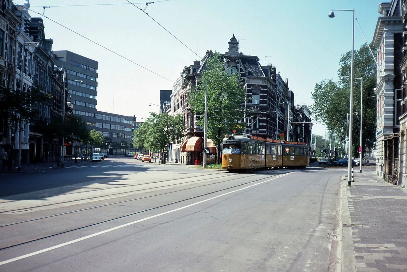 Een tram in Rotterdam (archiefbeeld)