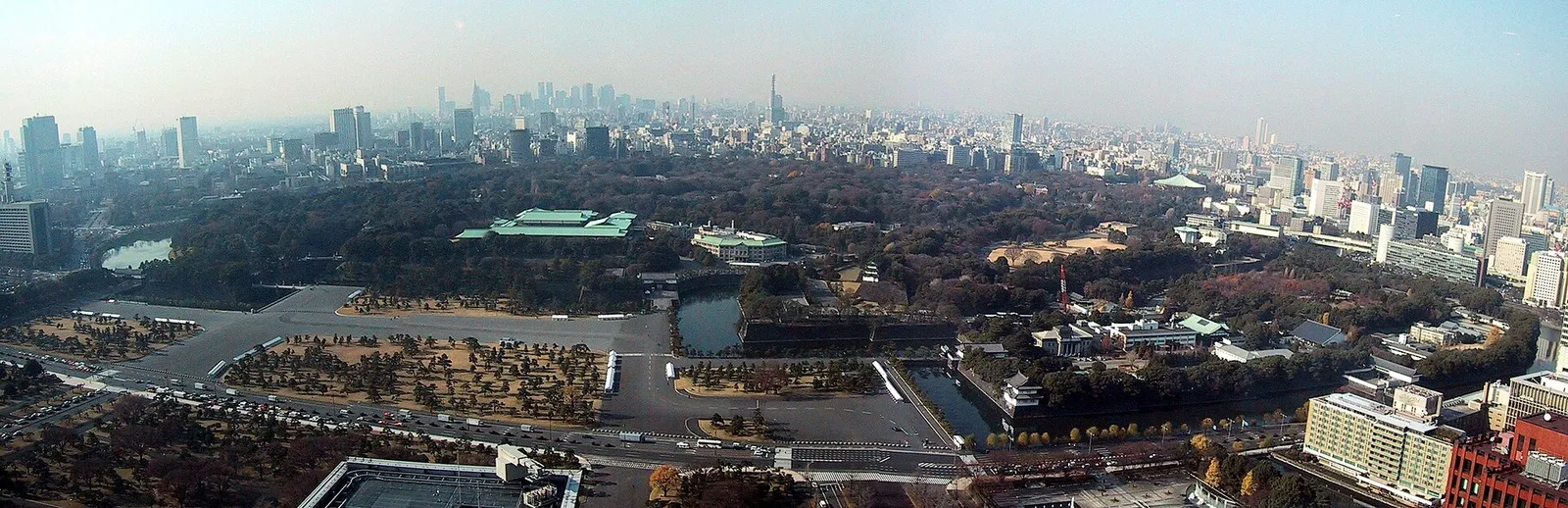Het keizerlijk paleis in Tokio