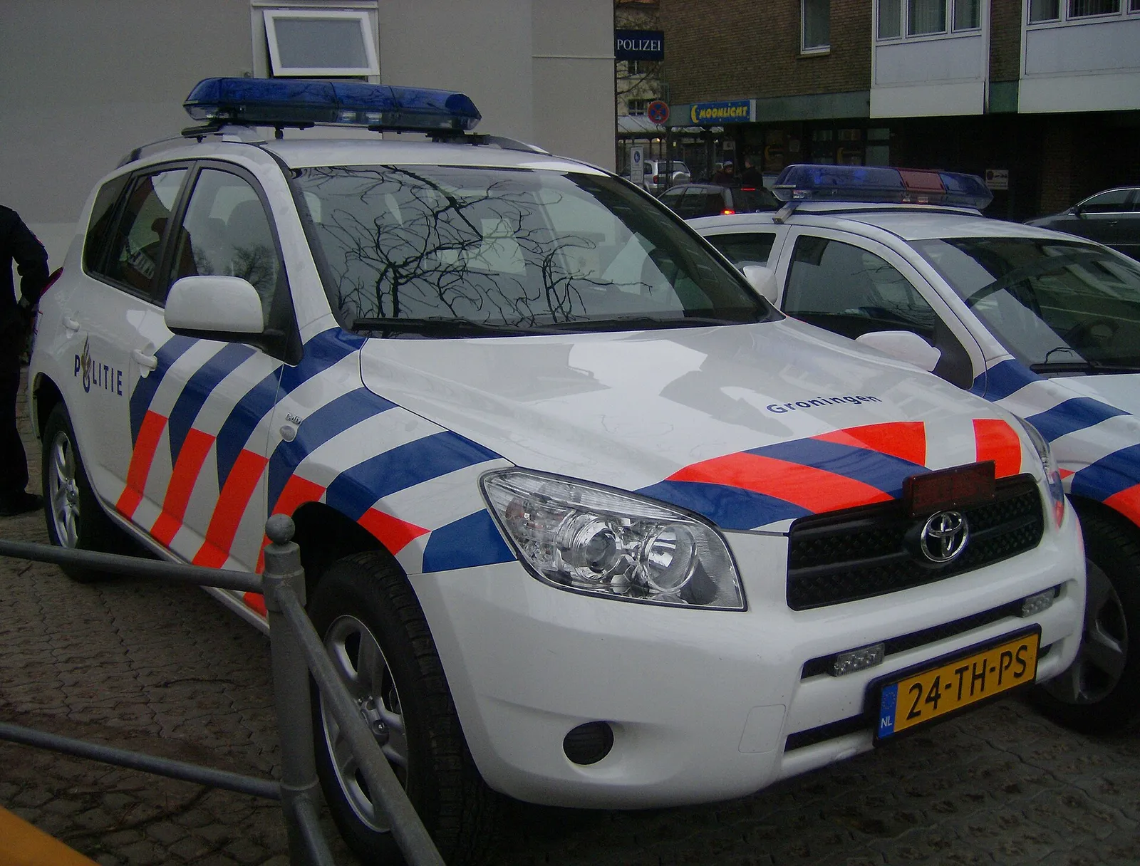 Een Nederlandse politieauto (archiefbeeld)