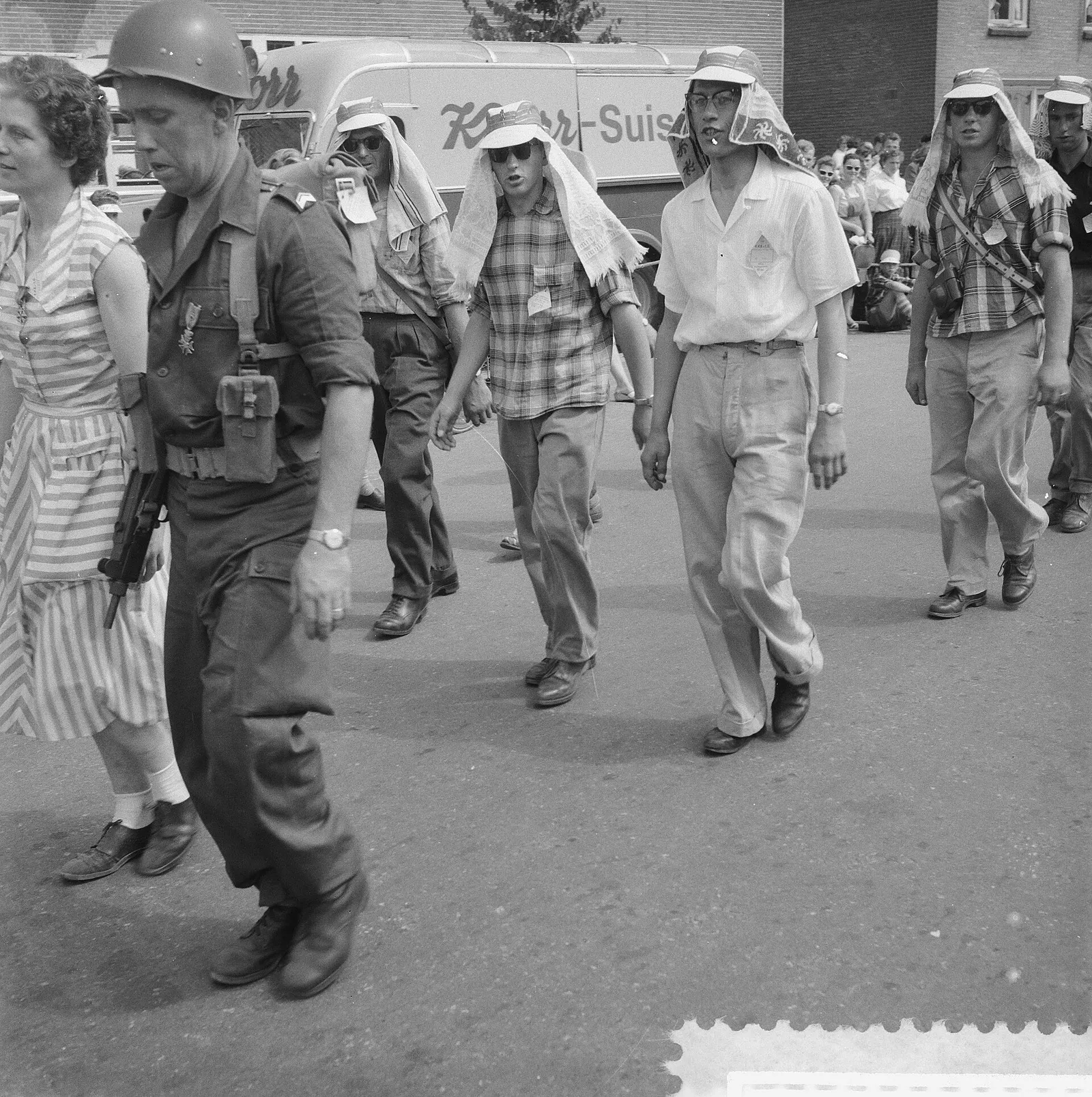 Wandelaars tijdens de Nijmeegse Vierdaagse (archiefbeeld)