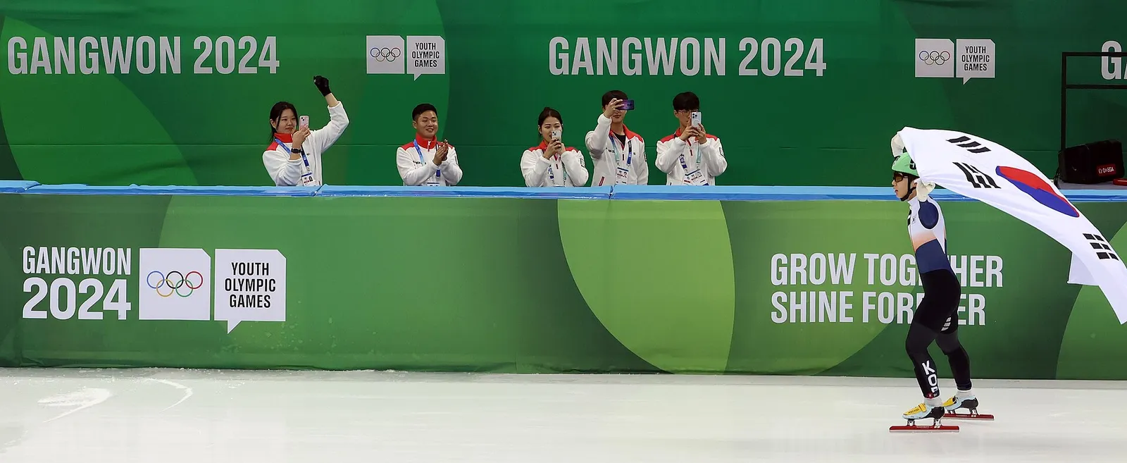Schaatsers tijdens een internationale wedstrijd (archiefbeeld, ter illustratie)