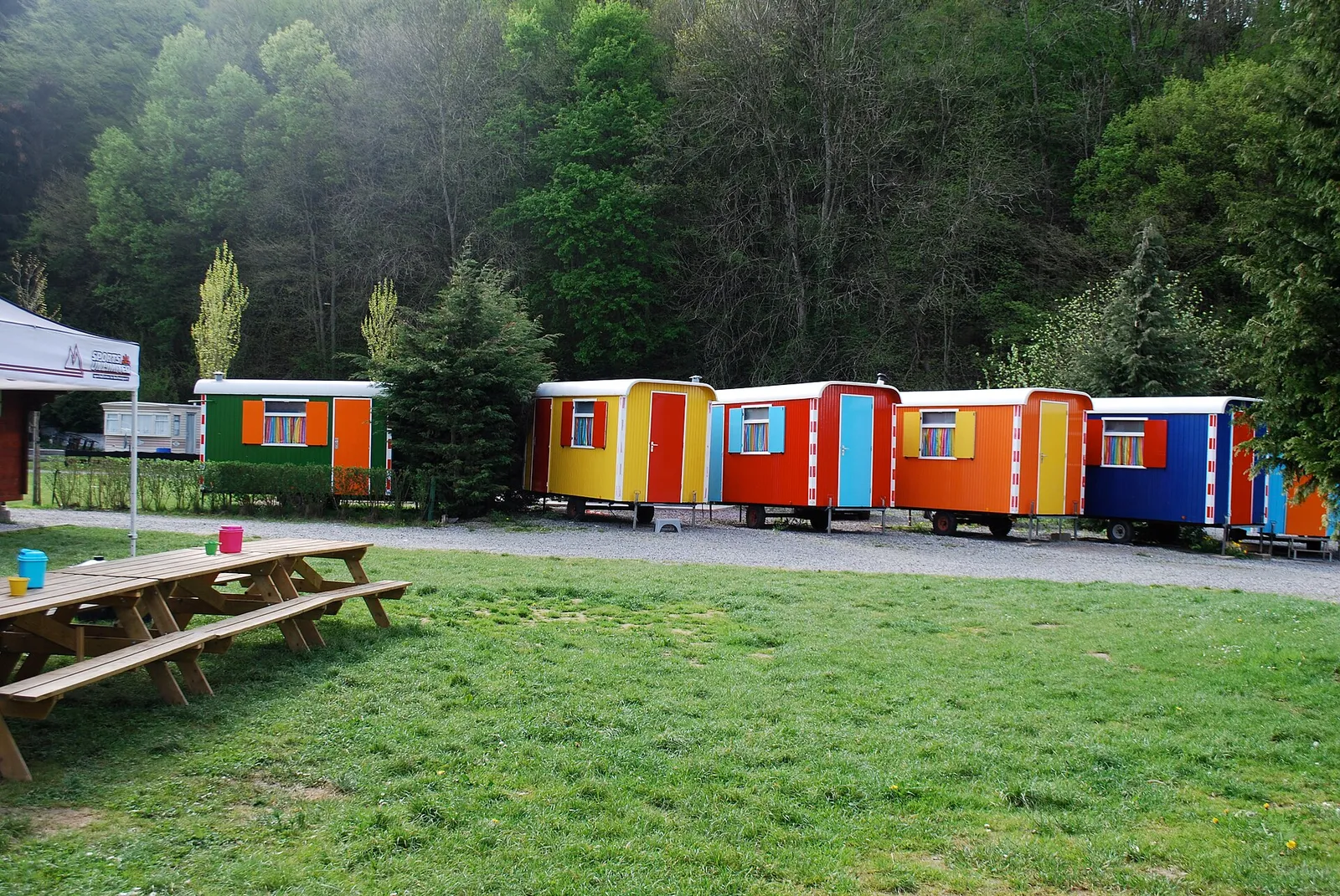 Caravans op een camping (archiefbeeld, ter illustratie)