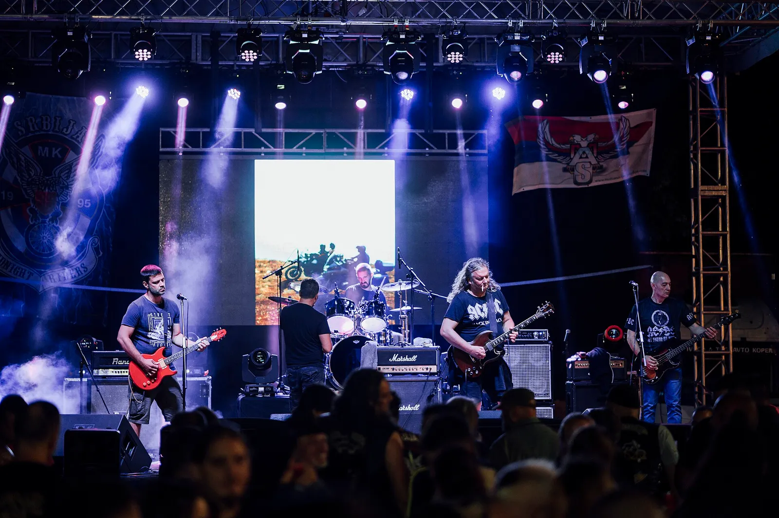 Een rockconcert (ter illustratie)