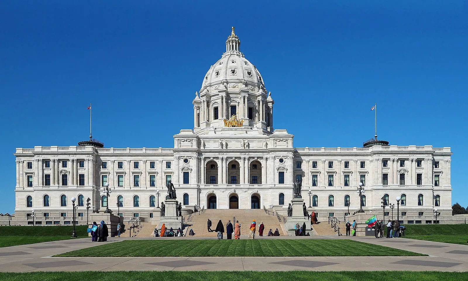 Het parlementsgebouw (State Capitol) van Minnesota (archiefbeeld)
