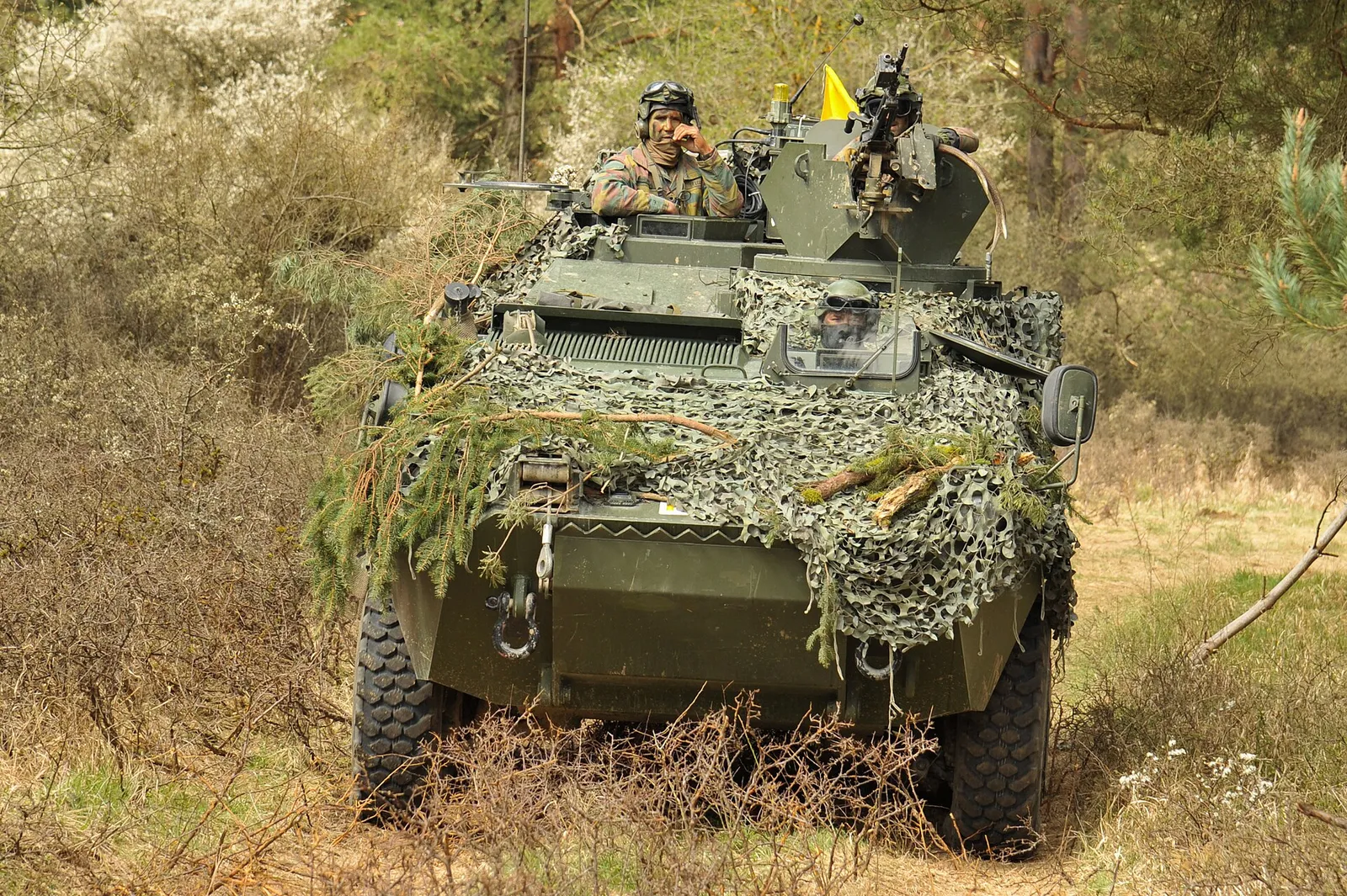 Belgische militairen tijdens een oefening (ter illustratie)