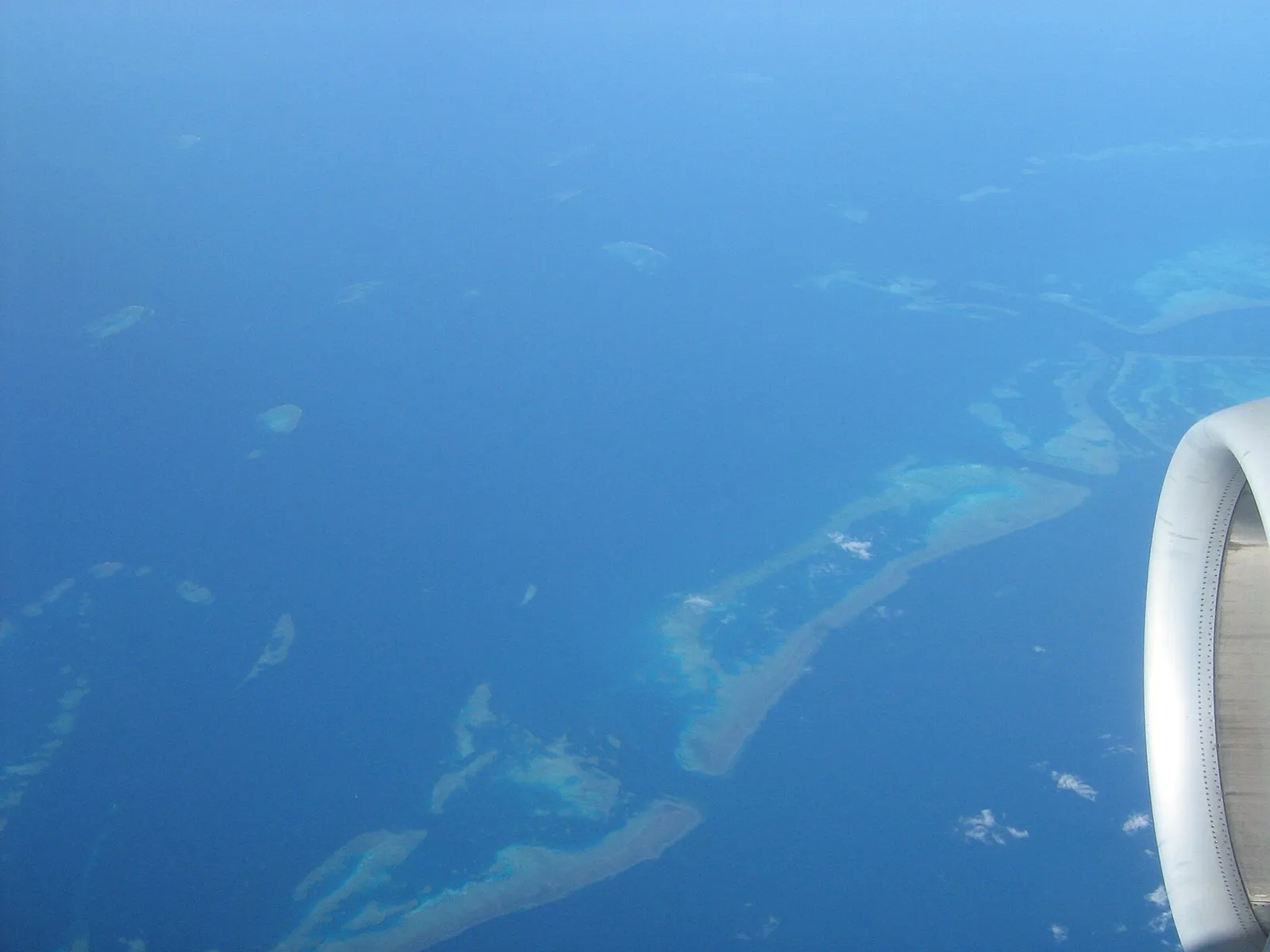 Luchtfoto van het Great Barrier Reef