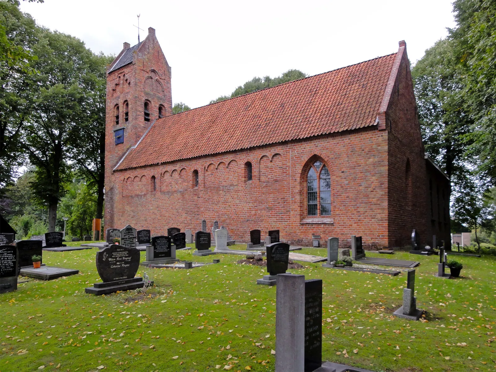 De Bonifatiuskerk in Damwâld (archiefbeeld)