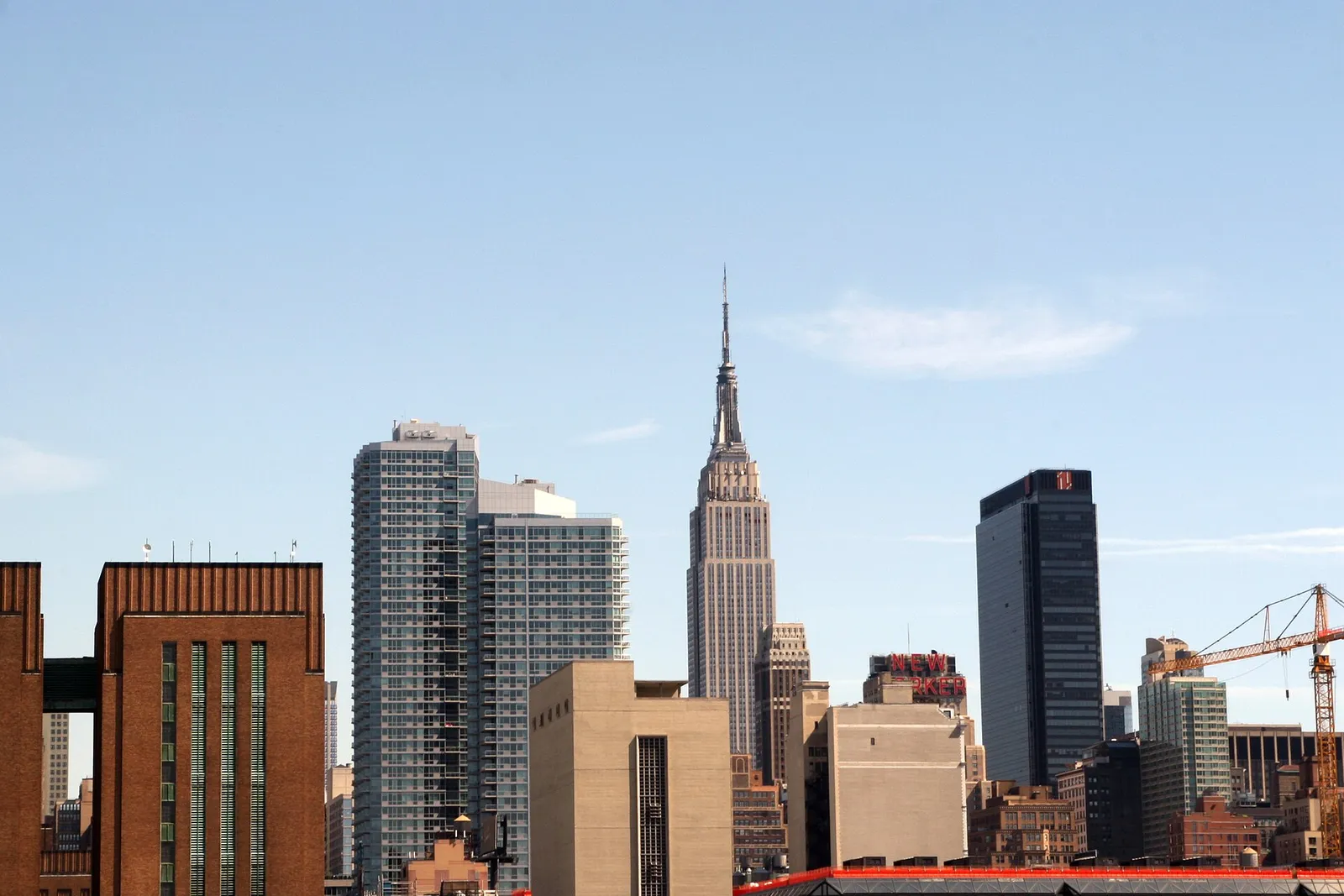 De skyline van New York met het Empire State Building (archiefbeeld)