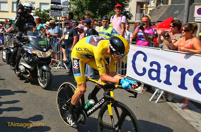 Chris Froome tijdens de Tour de France (archiefbeeld)