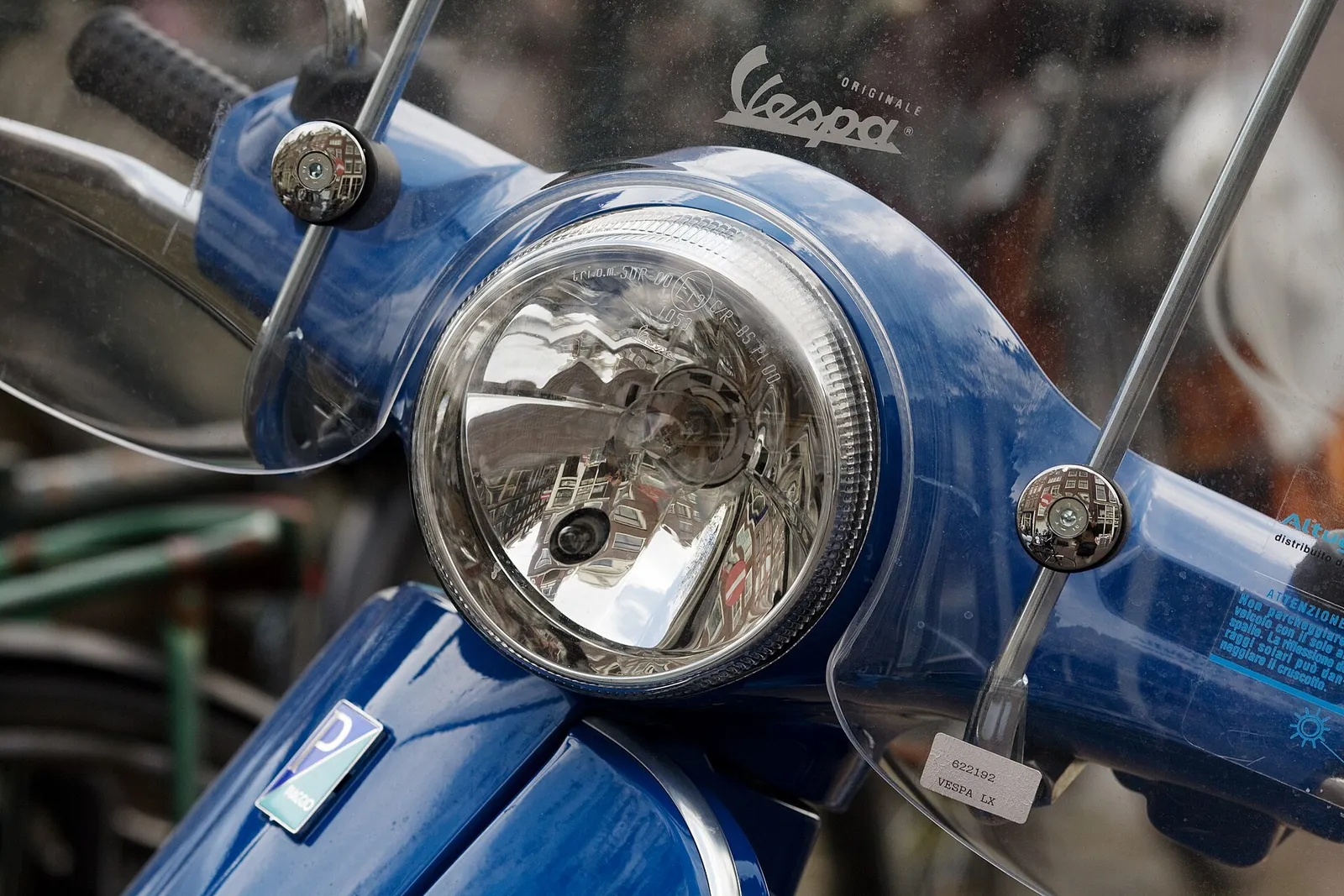 Een klassieke Vespa-scooter (ter illustratie)