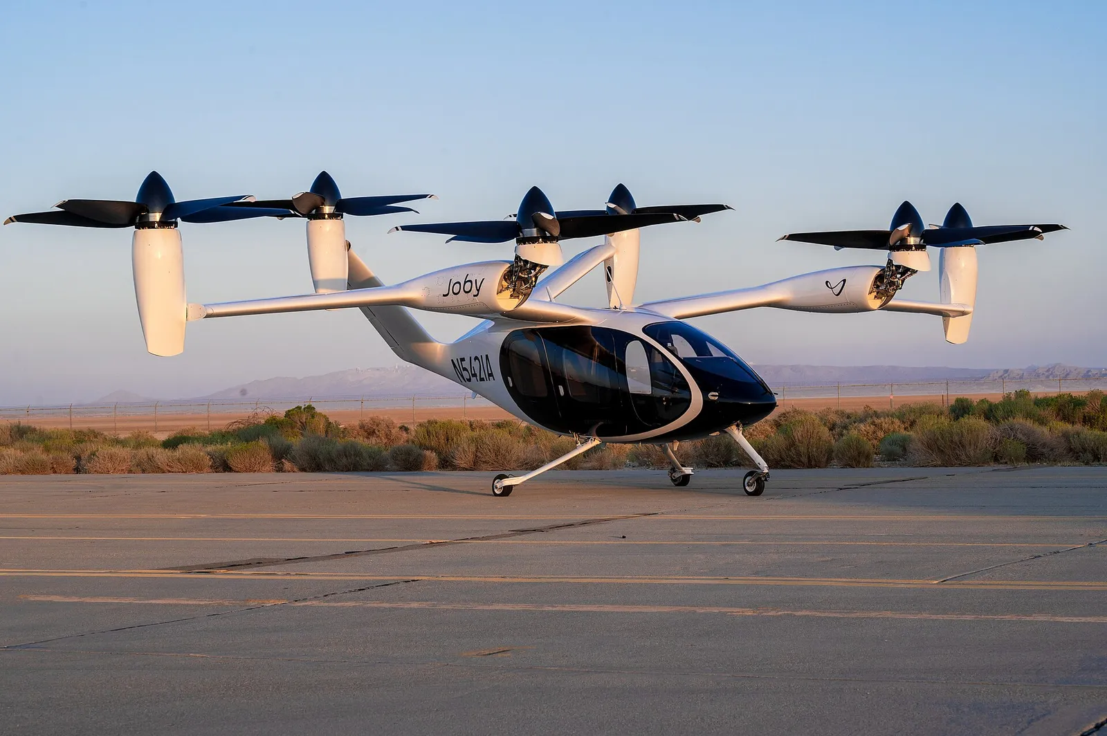 Een experimenteel eVTOL-toestel van Joby Aviation