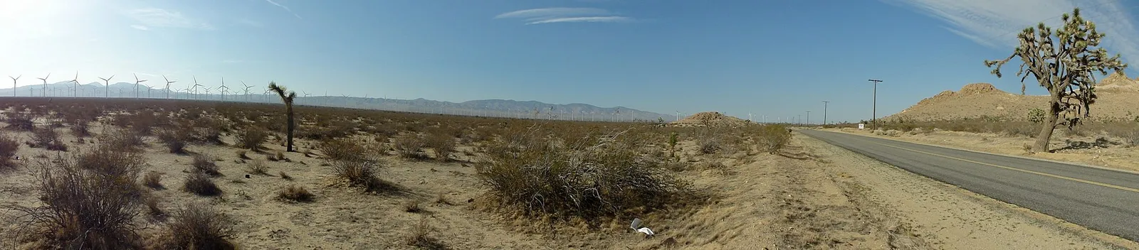 Droog woestijnlandschap in de Mojave (archiefbeeld, ter illustratie)