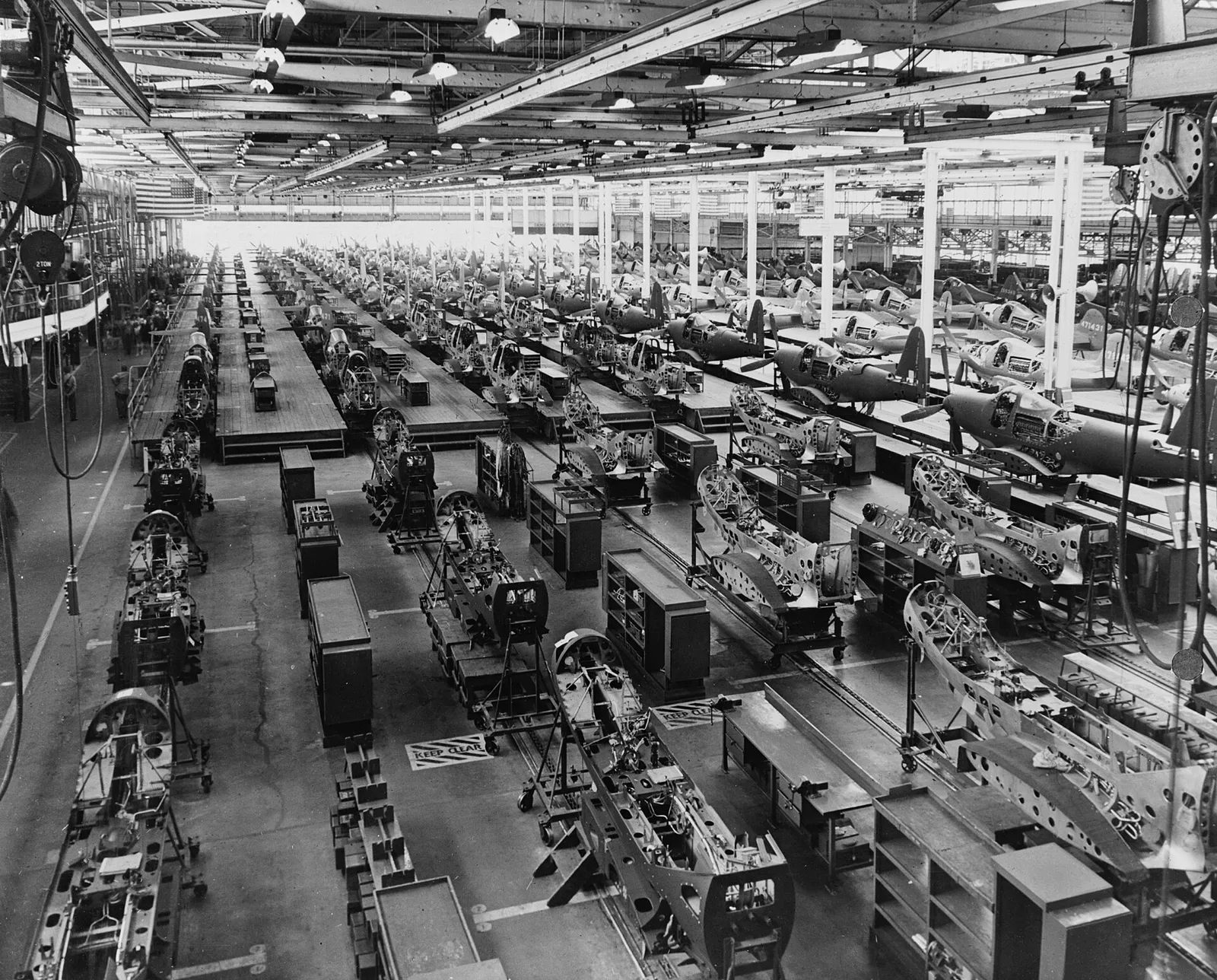 Een productielijn in een fabriek (archiefbeeld)