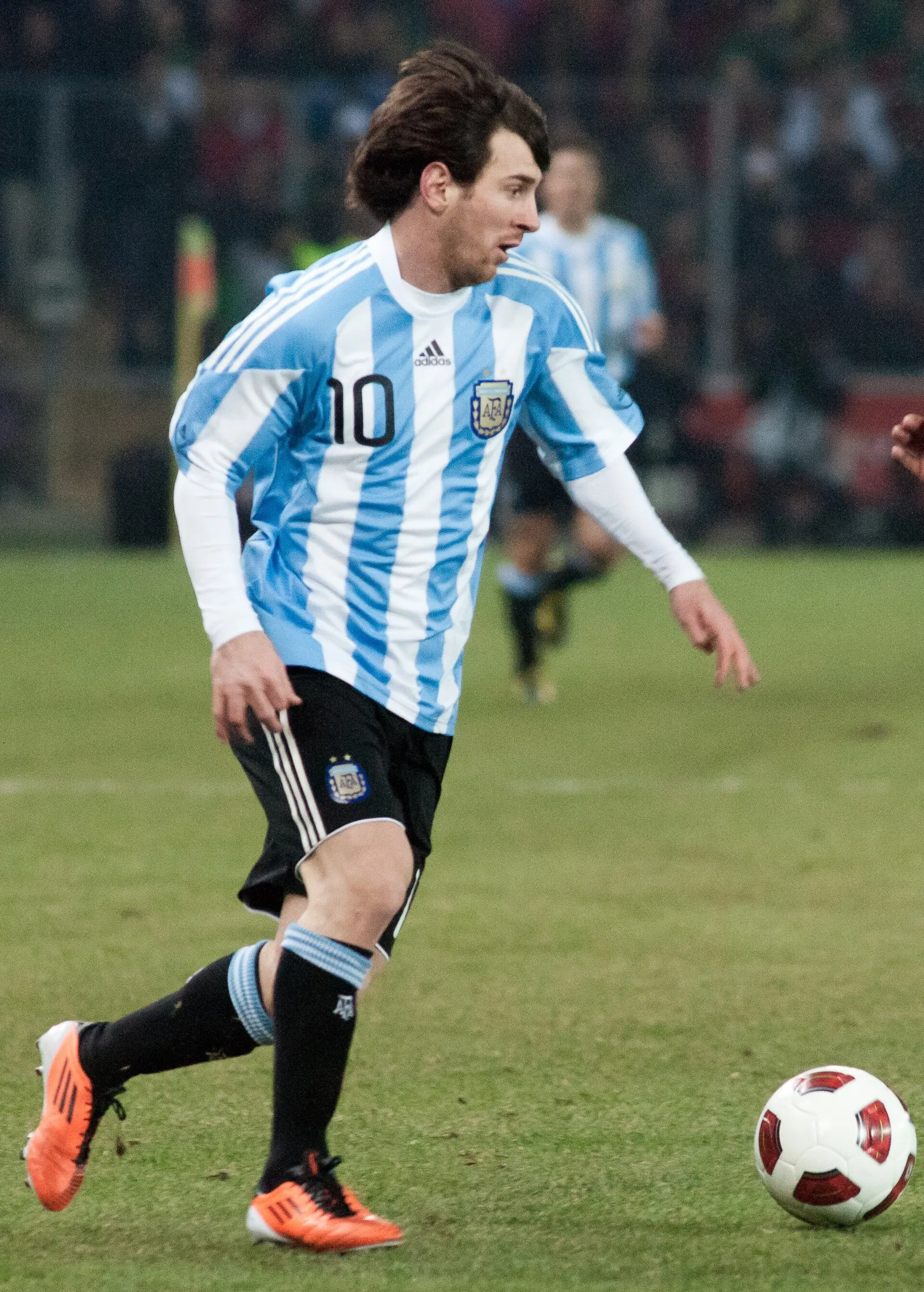 Lionel Messi in het shirt van Argentinië