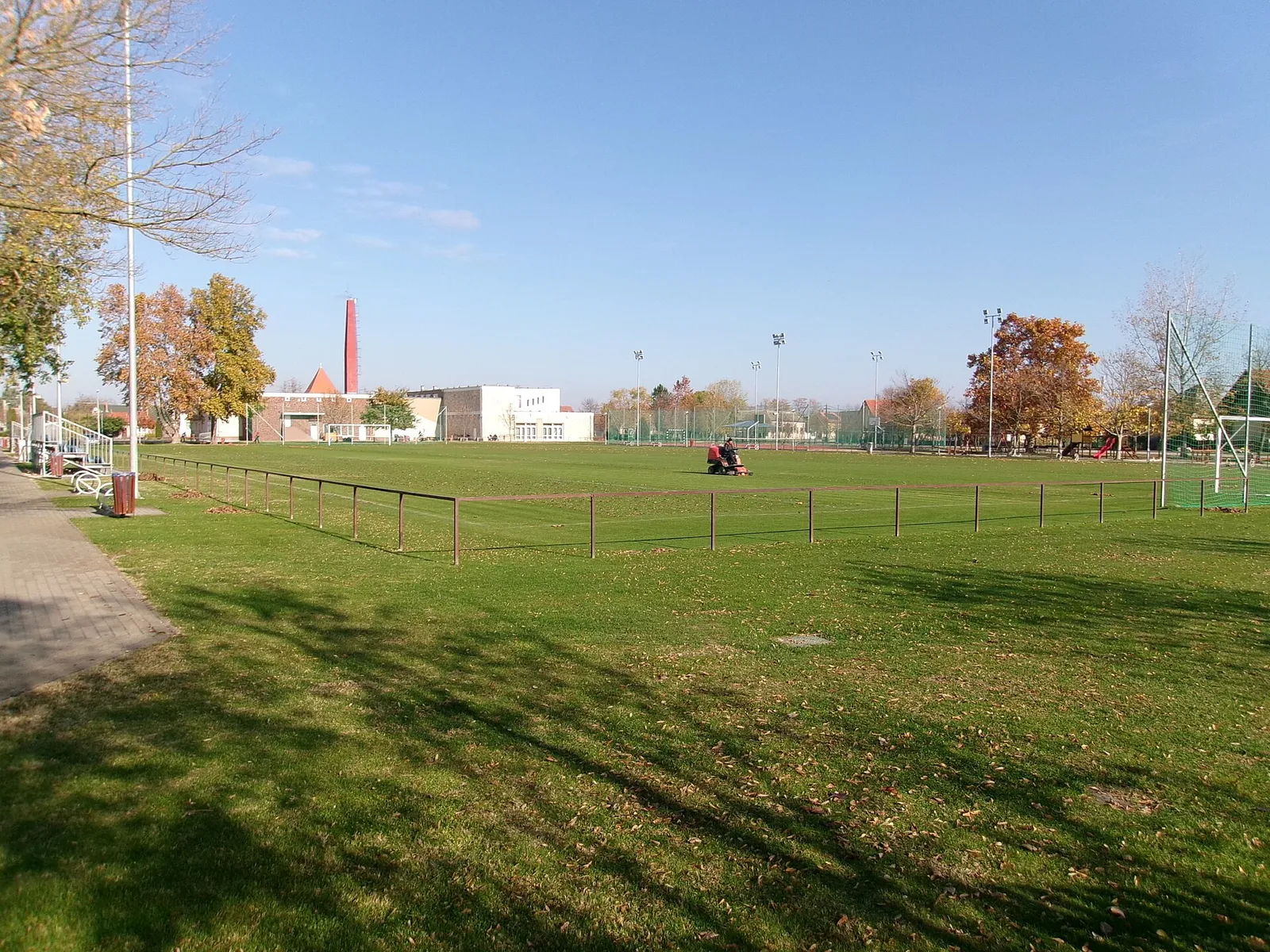 Een voetbalveld (ter illustratie)