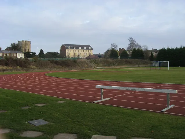 Atletiekbaan (illustratie)