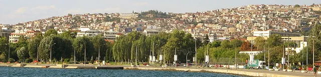 Zicht op de Griekse stad Thessaloniki (archiefbeeld)