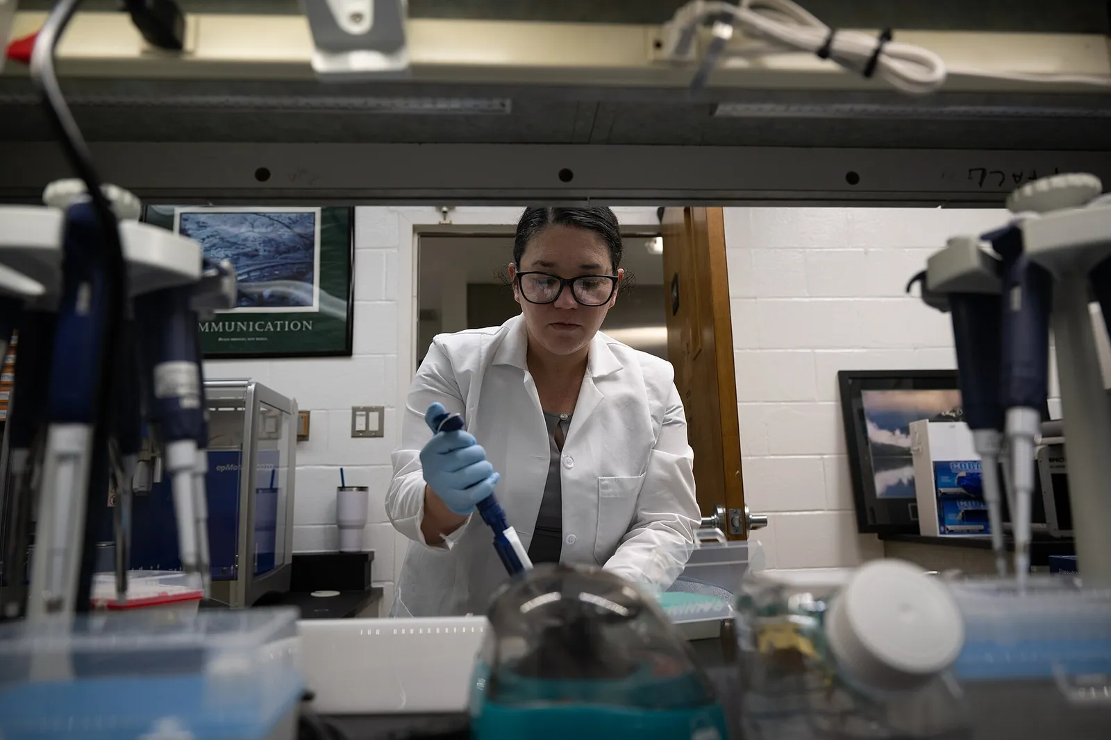 Een moleculair-biologisch laboratorium (ter illustratie)