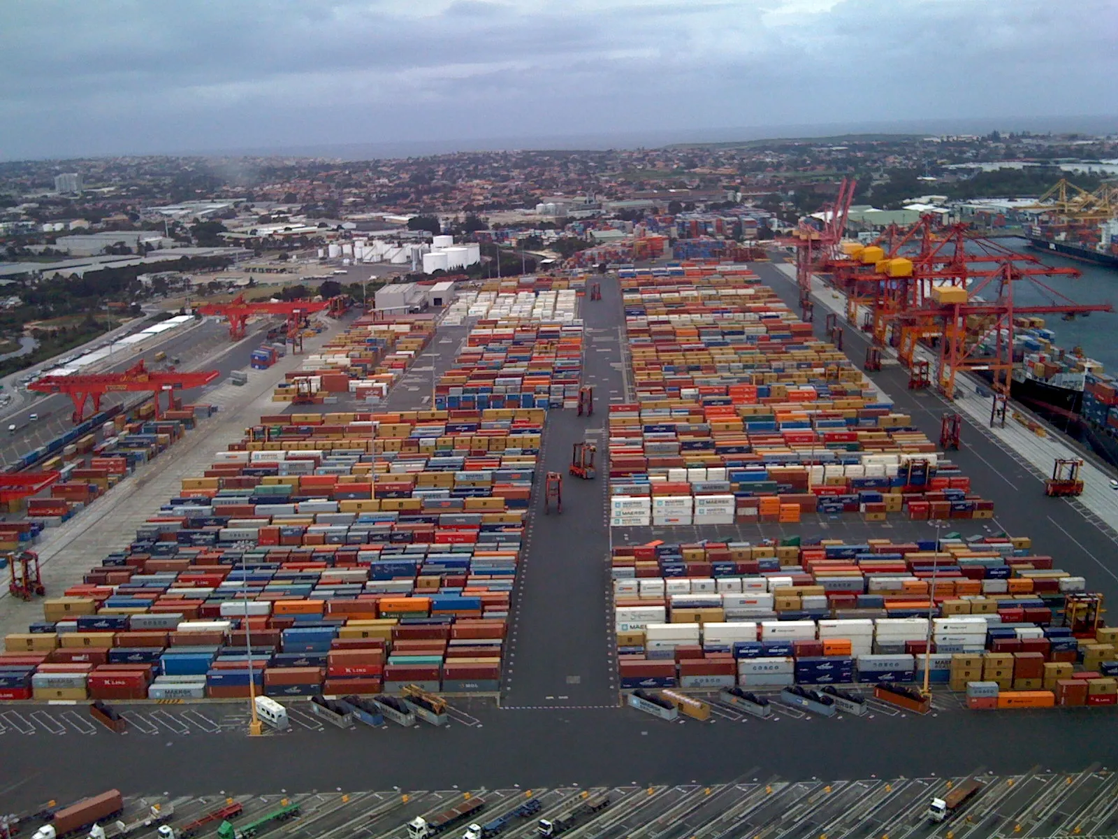Een containerterminal in een haven (archiefbeeld, ter illustratie)