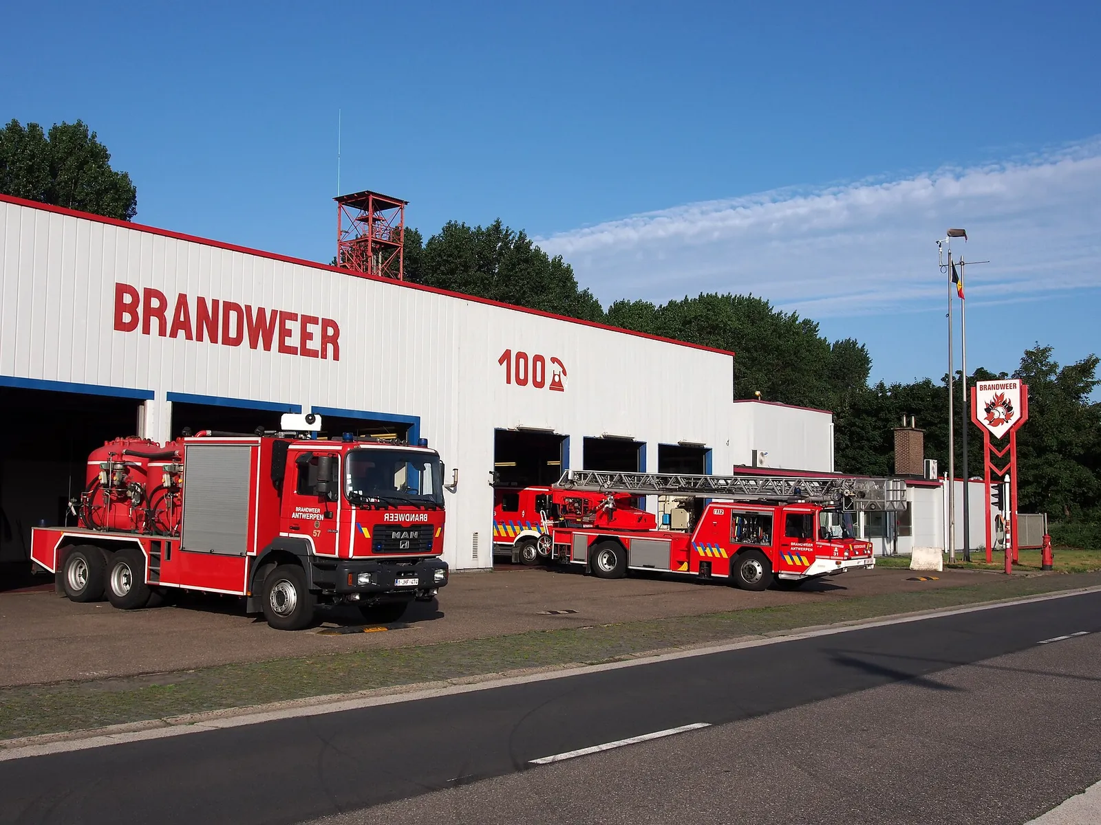Een brandweerkazerne in Antwerpen (archiefbeeld, ter illustratie)
