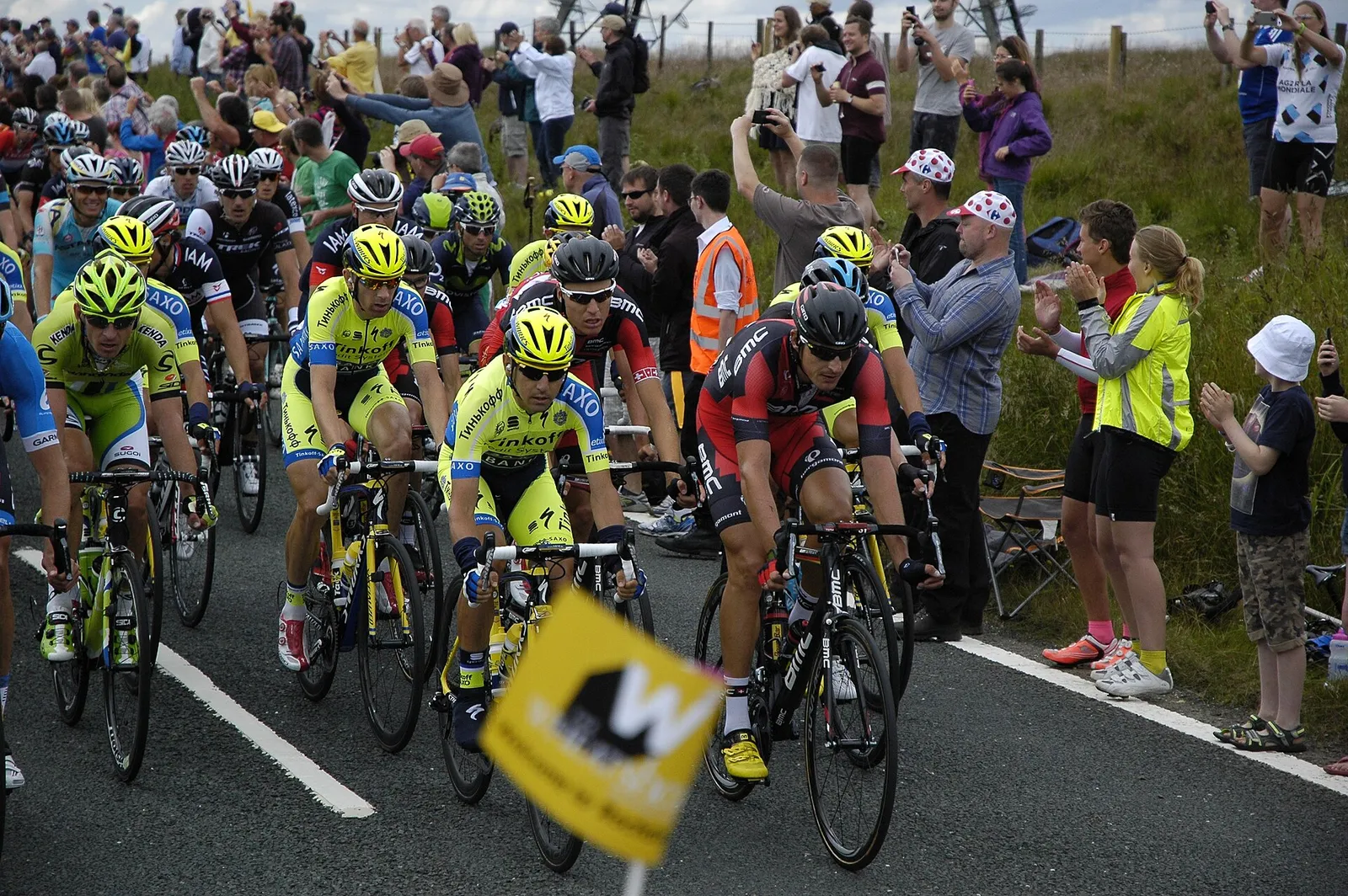 Het peloton in de Tour de France (archiefbeeld, ter illustratie)