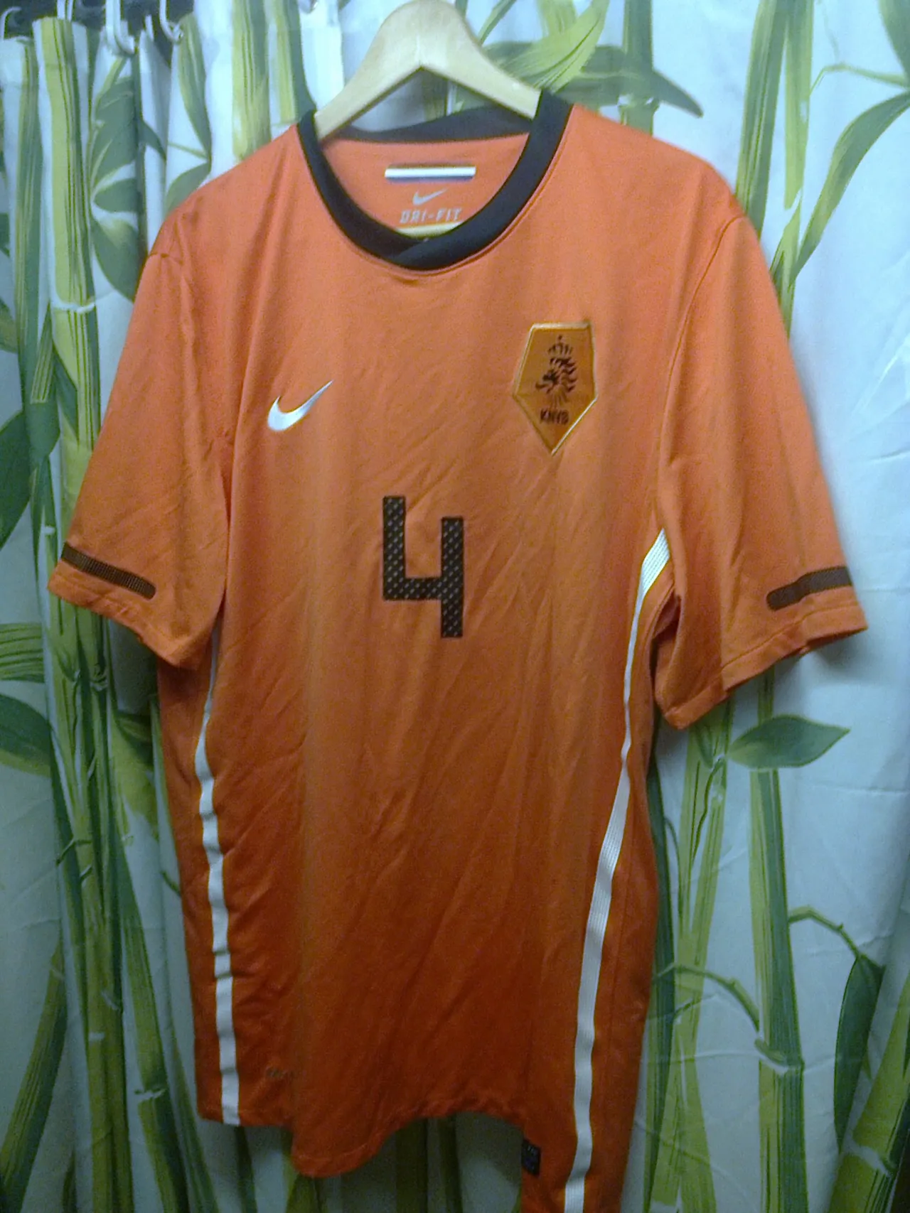 Het oranje shirt van het Nederlands elftal