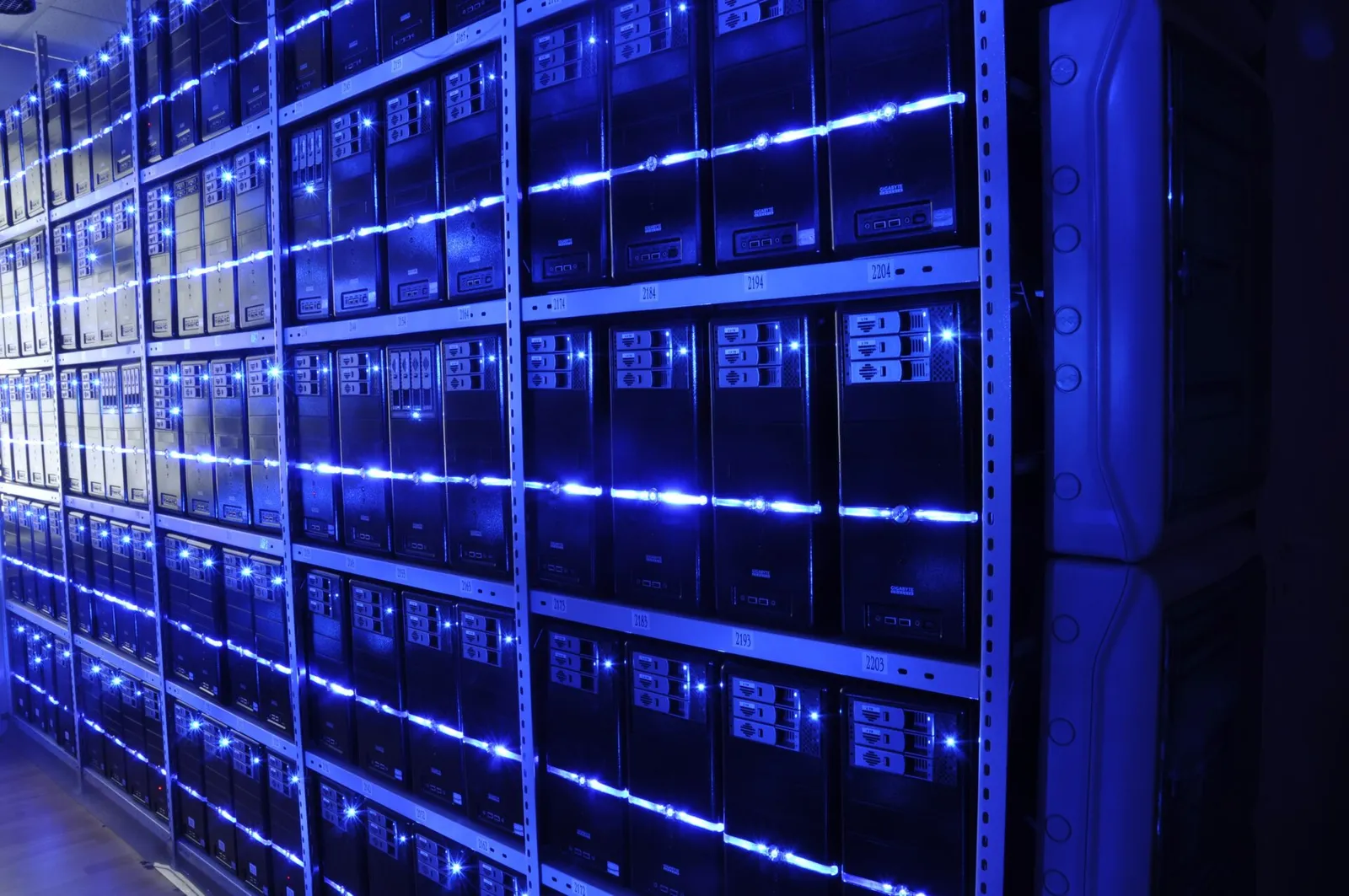 Serverruimte van een datacenter (ter illustratie)